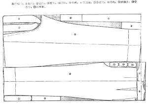 普及服装裁剪法图片-长裤排料图.png