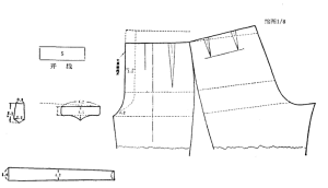 普及服装裁剪法图片-零件裁剪图.png